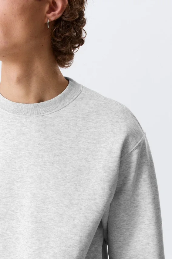 Classic Sweatshirt – Grey Melange Classic Sweatshirt – Grey Melange