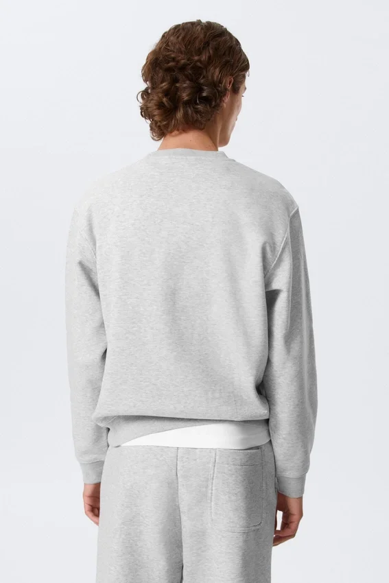 Classic Sweatshirt – Grey Melange Classic Sweatshirt – Grey Melange