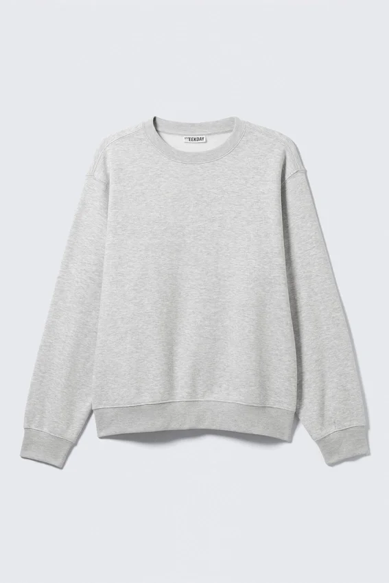 Classic Sweatshirt – Grey Melange Classic Sweatshirt – Grey Melange