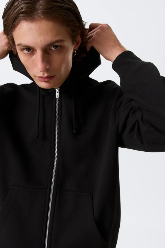Classic Zip Hoodie – Black Classic Zip Hoodie – Black