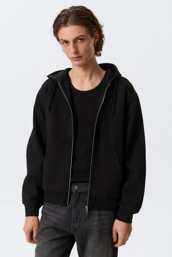 Classic Zip Hoodie – Black Classic Zip Hoodie – Black