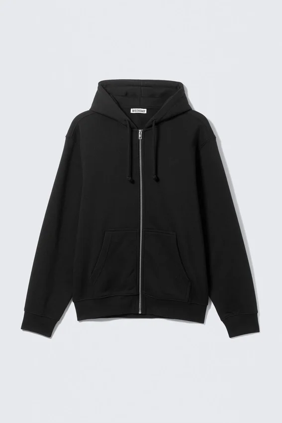 Classic Zip Hoodie – Black Classic Zip Hoodie – Black