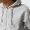 Classic Zip Hoodie – Grey Melange Classic Zip Hoodie – Grey Melange
