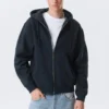 Classic Zip Hoodie – Navy Blue Classic Zip Hoodie – Navy Blue