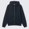 Classic Zip Hoodie – Navy Blue Classic Zip Hoodie – Navy Blue