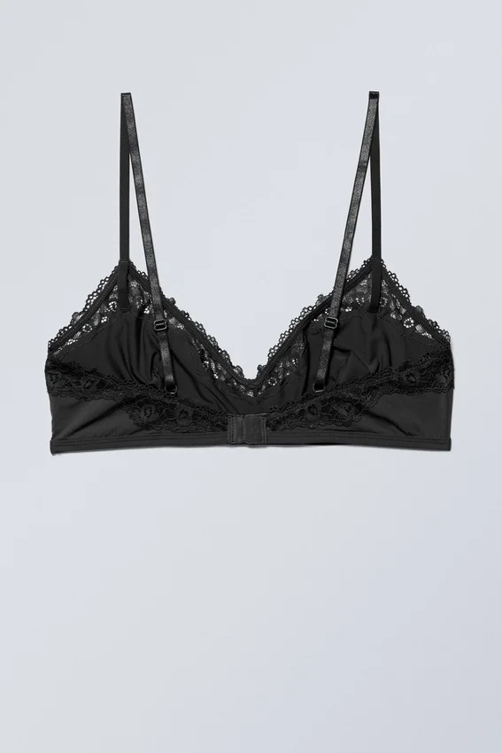 Cleo Triangle Bralette – Black Cleo Triangle Bralette – Black