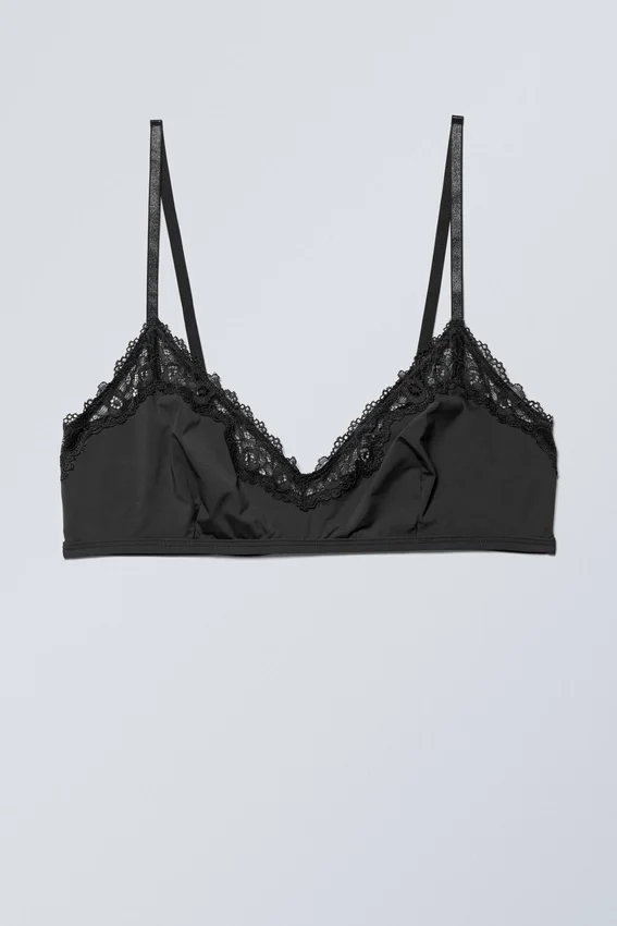 Cleo Triangle Bralette – Black Cleo Triangle Bralette – Black