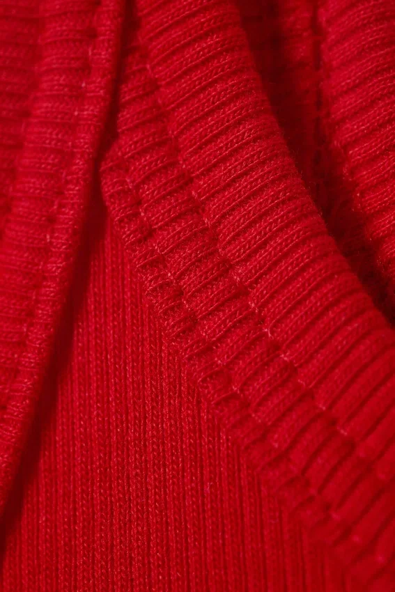 Close Fitted Ribbed Singlet – Bright Red Close Fitted Ribbed Singlet – Bright Red