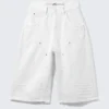 Cm X Lb Dunno White Unisex Carpenter Jorts – White | Cheap Monday Gb Cm X Lb Dunno White Unisex Carpenter Jorts – White | Cheap Monday Gb