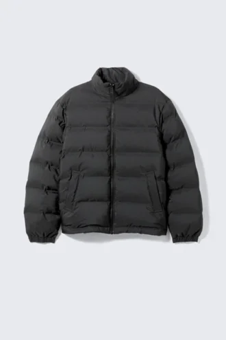 Cole Puffer Jacket – Black