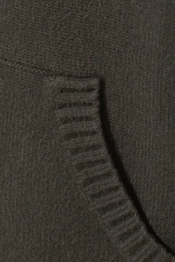 Compact Knitted Zip Hoodie – Dark Grey Compact Knitted Zip Hoodie – Dark Grey
