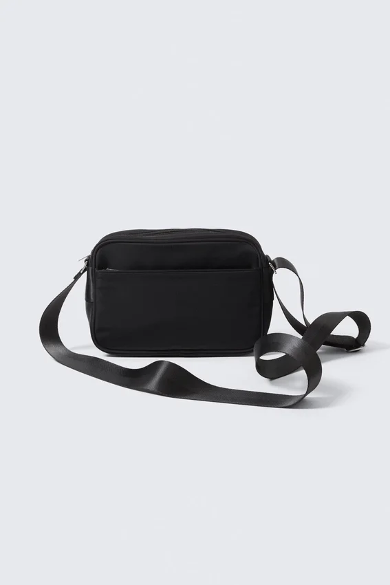Compact Unisex Crossbody Bag – Black Compact Unisex Crossbody Bag – Black