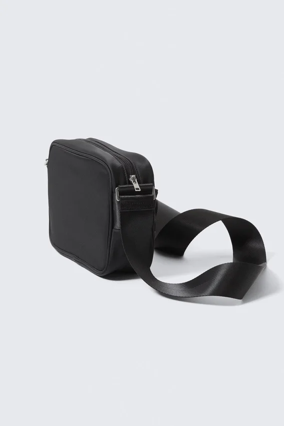 Compact Unisex Crossbody Bag – Black Compact Unisex Crossbody Bag – Black