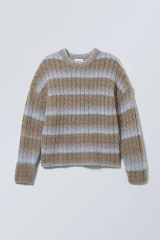 Connor Wool Blend Sweater – Mole & Blue Fade Stripes