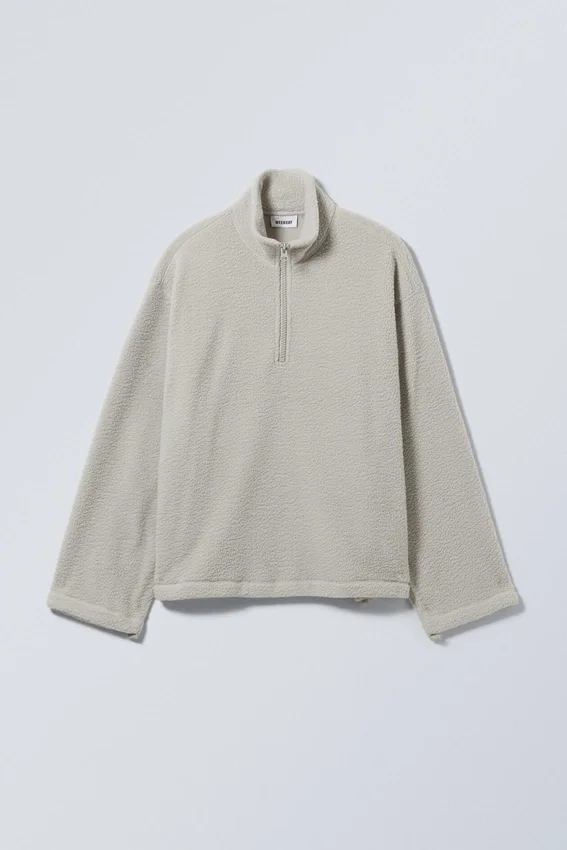 Cora Oversized Fleece Sweatshirt – Light Mole Cora Oversized Fleece Sweatshirt – Light Mole