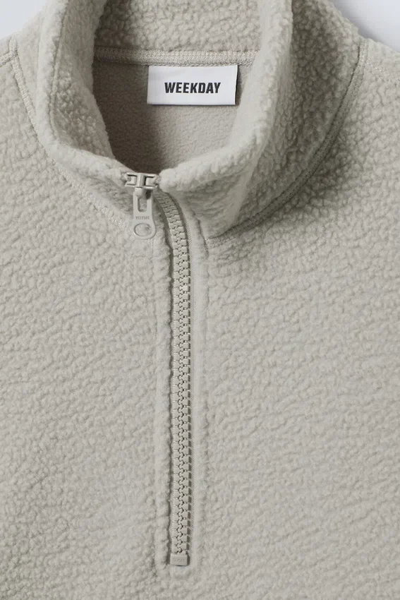 Cora Oversized Fleece Sweatshirt – Light Mole Cora Oversized Fleece Sweatshirt – Light Mole