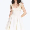 Corset Dress – Dusty White Corset Dress – Dusty White