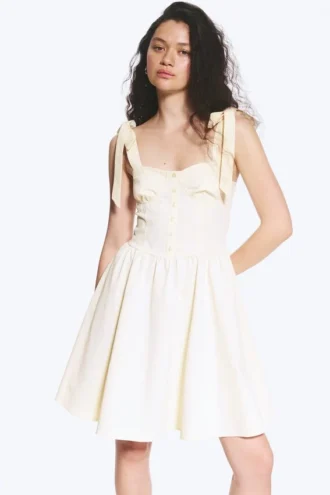 Corset Dress – Dusty White