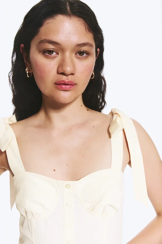 Corset Dress – Dusty White Corset Dress – Dusty White