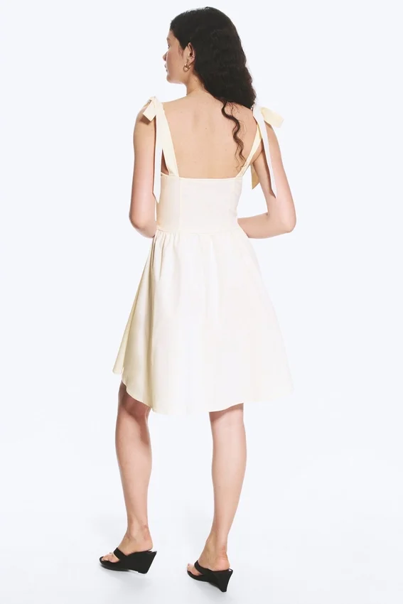 Corset Dress – Dusty White Corset Dress – Dusty White