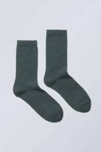 Cosy Socks – Dark Turquoise Cosy Socks – Dark Turquoise