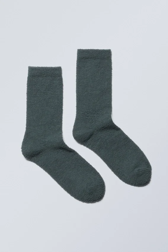 Cosy Socks – Dark Turquoise Cosy Socks – Dark Turquoise