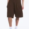 Cotton Chino Shorts – Dark Brown Cotton Chino Shorts – Dark Brown