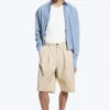 Cotton Chino Shorts – Light Dusty Beige Cotton Chino Shorts – Light Dusty Beige