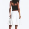 Cotton Circle Skirt – Dusty White Cotton Circle Skirt – Dusty White