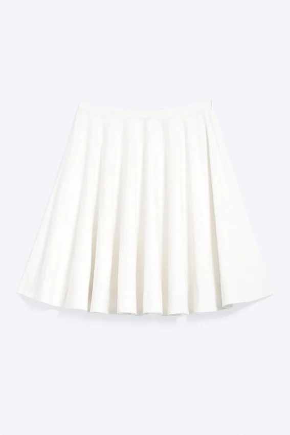Cotton Circle Skirt – Dusty White Cotton Circle Skirt – Dusty White