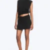 Cotton Mini Skirt – Black Cotton Mini Skirt – Black