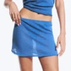 Cotton Mini Skirt – Blue Cotton Mini Skirt – Blue