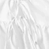 Cotton Poplin Tie-Front Pyjama Top – White Cotton Poplin Tie-Front Pyjama Top – White