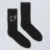 Cotton Rhinestone Socks – Black Rhinestones Drippy Smile Cotton Rhinestone Socks – Black Rhinestones Drippy Smile
