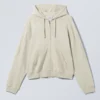 Craig Zip Hoodie – Light Mole Craig Zip Hoodie – Light Mole