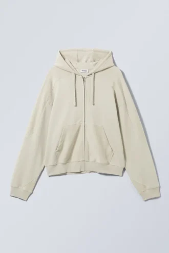 Craig Zip Hoodie – Light Mole