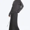 Crinkled Maxi Skirt – Dark Grey Crinkled Maxi Skirt – Dark Grey