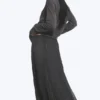 Crinkled Maxi Skirt – Dark Grey Crinkled Maxi Skirt – Dark Grey