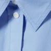 Cropped Loose Cargo Shirt – Light Blue Cropped Loose Cargo Shirt – Light Blue