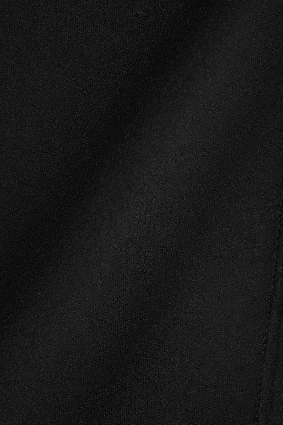 Cropped Plunge Sports Top – Black Cropped Plunge Sports Top – Black