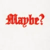 Cropped Printed Cotton T-Shirt – White – Maybe?