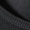 Cropped Ribbed Cotton Tank – Dark Grey Cropped Ribbed Cotton Tank – Dark Grey