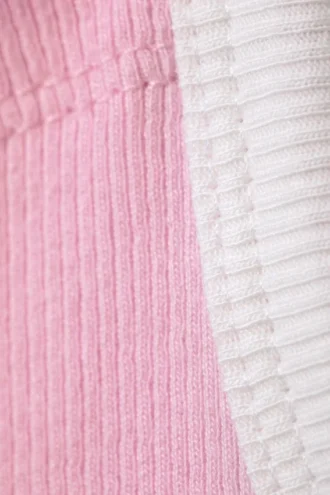 Cropped Ribbed Tank Top – Pink
