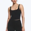 Cropped Sports Top – Black Cropped Sports Top – Black