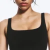 Cropped Sports Top – Black Cropped Sports Top – Black