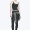 Cropped Sports Top – Dark Grey Cropped Sports Top – Dark Grey