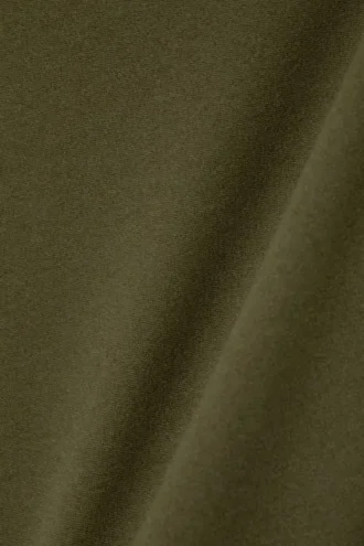 Cropped Sports Top – Dark Khaki Green