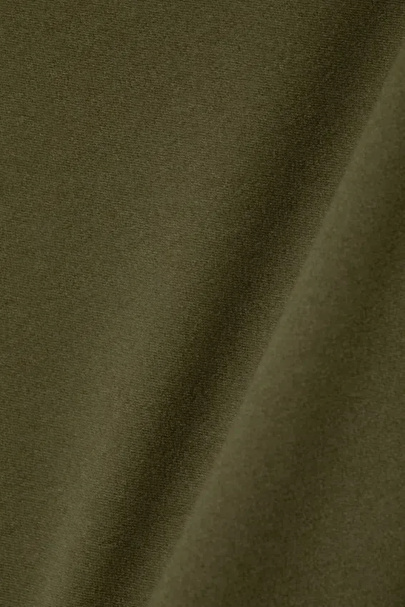 Cropped Sports Top – Dark Khaki Green Cropped Sports Top – Dark Khaki Green