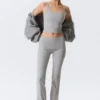Cropped Sports Top – Light Dusty Grey Cropped Sports Top – Light Dusty Grey