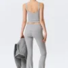 Cropped Sports Top – Light Dusty Grey Cropped Sports Top – Light Dusty Grey